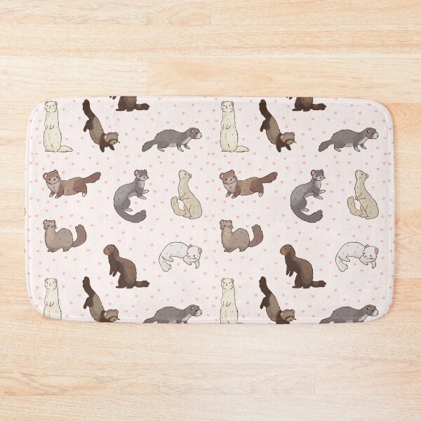 Item preview, Cute cartoon Ferrets illustration pack  designed and sold by Yarafantasyart.