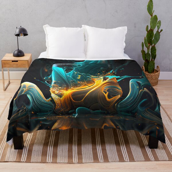 Item preview, Oceanic Abstract Glowing Liquid in a Glass designed and sold by Stepultura.