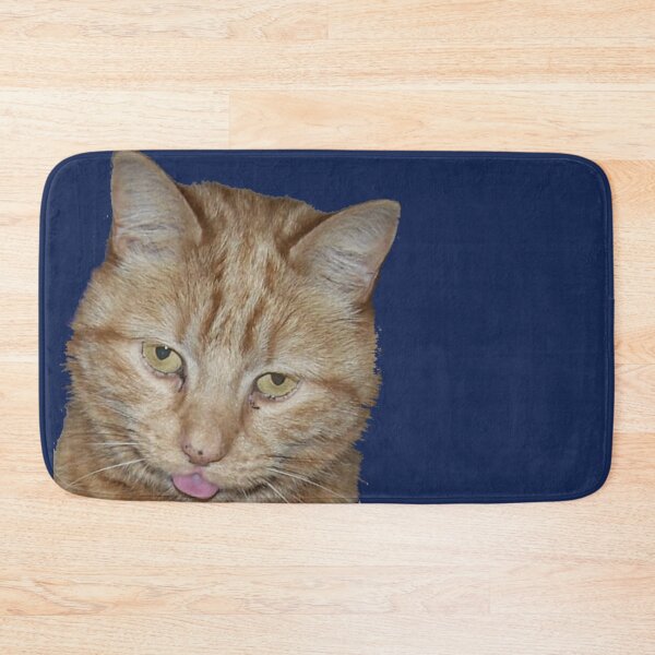 Item preview, Ginger Sassy Cat Face Sunny with tongue out. :) designed and sold by DianeBP.