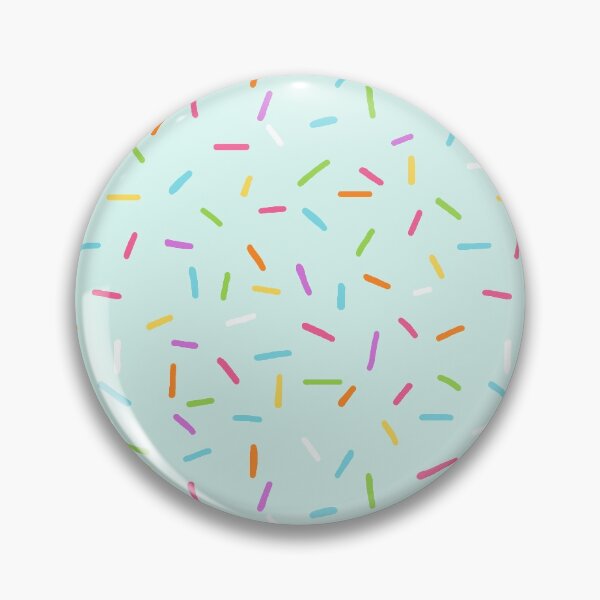 Item preview, Rainbow Sprinkles on light mint - repeat pattern designed and sold by HazelFisher.