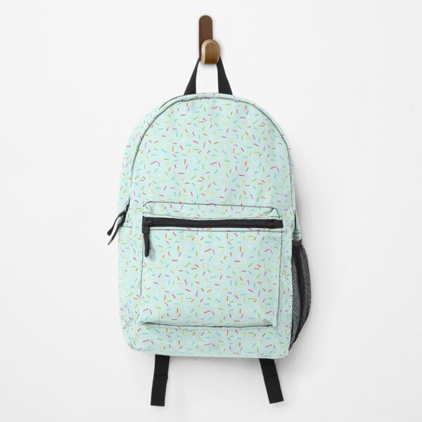 Item preview, Rainbow Sprinkles on light mint - repeat pattern designed and sold by HazelFisher.