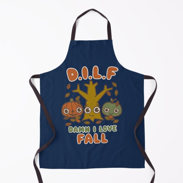 Item preview, Damn I Love Fall, DILF, Autumn season pun dad jokes  designed and sold by WeirdPunderful.