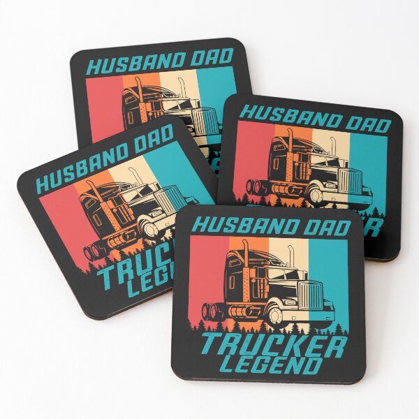 Item preview, Husband Dad Trucker Legend designed and sold by PlayfulPrint.