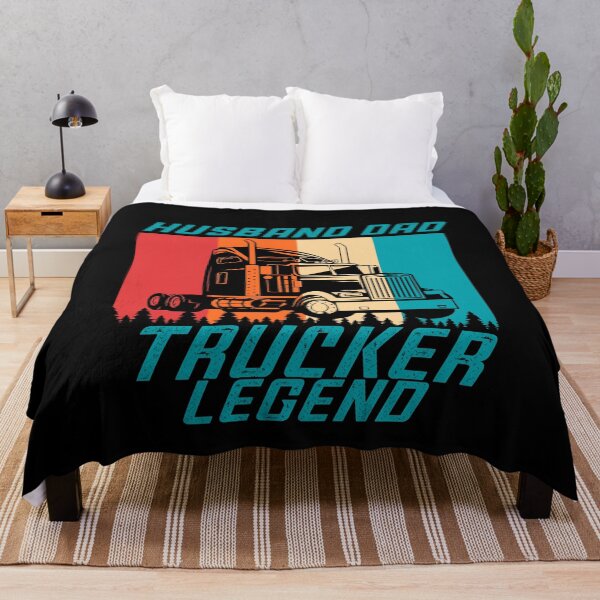 Item preview, Husband Dad Trucker Legend designed and sold by PlayfulPrint.