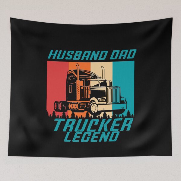Item preview, Husband Dad Trucker Legend designed and sold by PlayfulPrint.