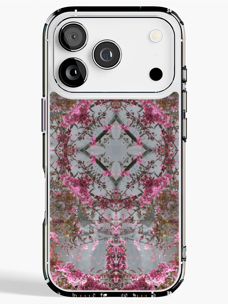 Thumbnail 1 of 5, iPhone Case, Pink Roses Pattern 1 designed and sold by Patterns4Nature.