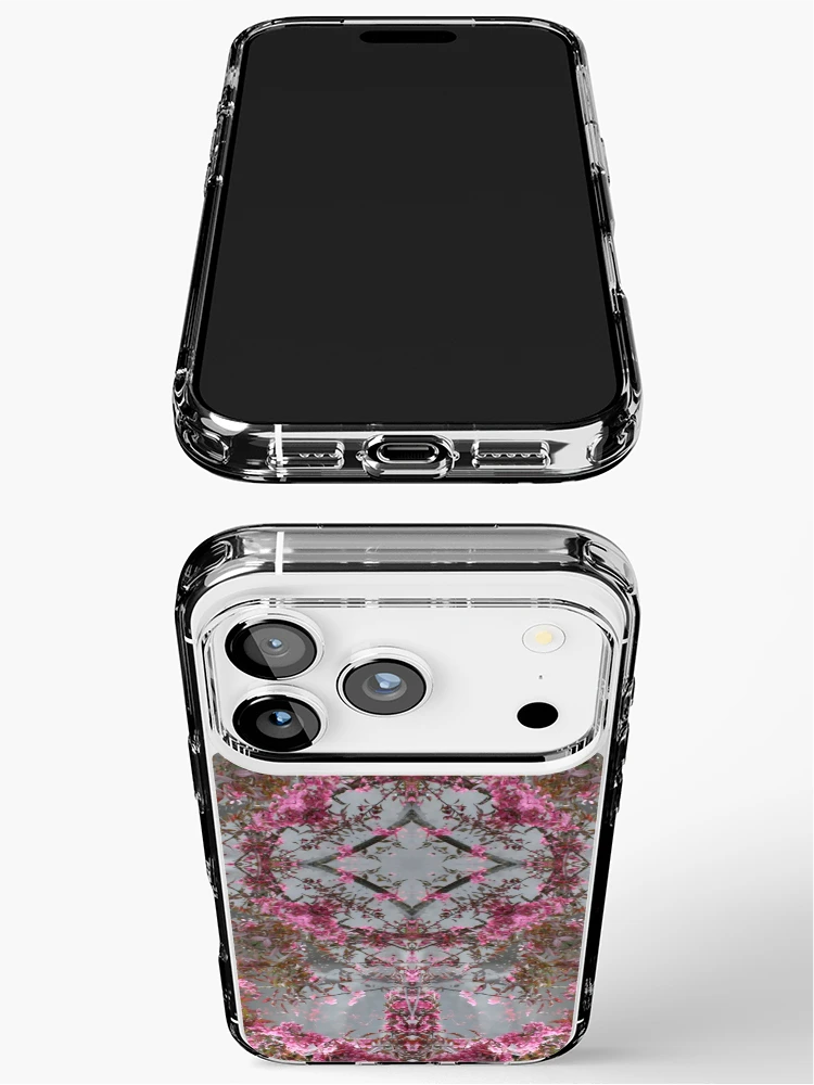 Thumbnail 3 of 5, iPhone Case, Pink Roses Pattern 1 designed and sold by Patterns4Nature.