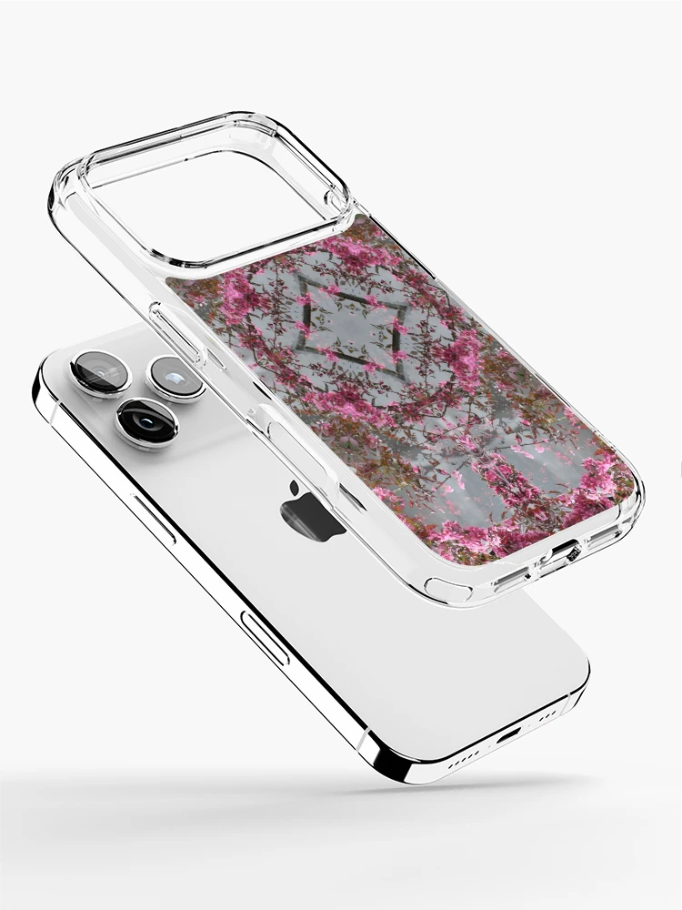 Thumbnail 2 of 5, iPhone Case, Pink Roses Pattern 1 designed and sold by Patterns4Nature.
