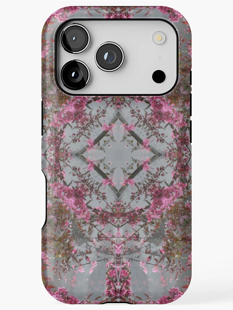 Thumbnail 1 of 4, iPhone Case, Pink Roses Pattern 1 designed and sold by Patterns4Nature.