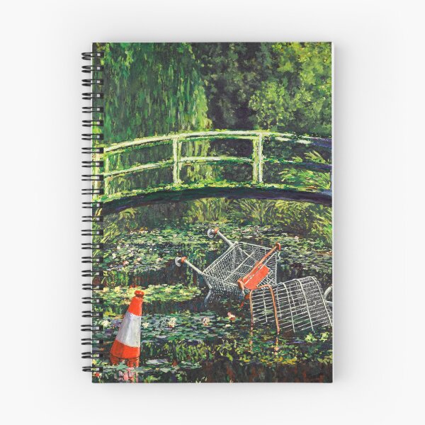 Aperçu de l'œuvre Banksy - Montre-moi le Monet | Parodie d'art urbain créée et vendue par Teecha.