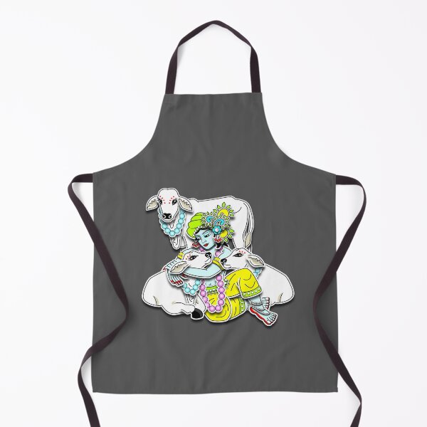 Item preview, Sri Krishna with cows designed and sold by GundicaArt.
