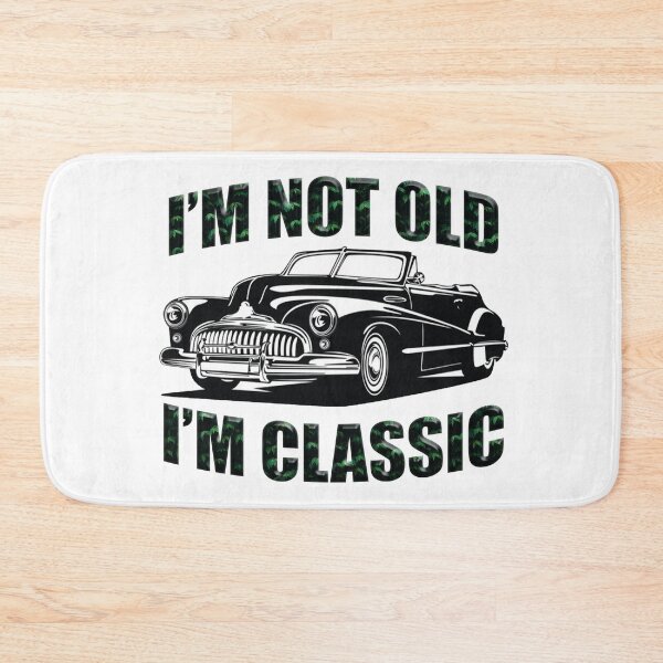 Item preview, I'm Not Old - I'm Classic - Funny Car Graphic - Mens & Womens T-Shirt designed and sold by artibra.