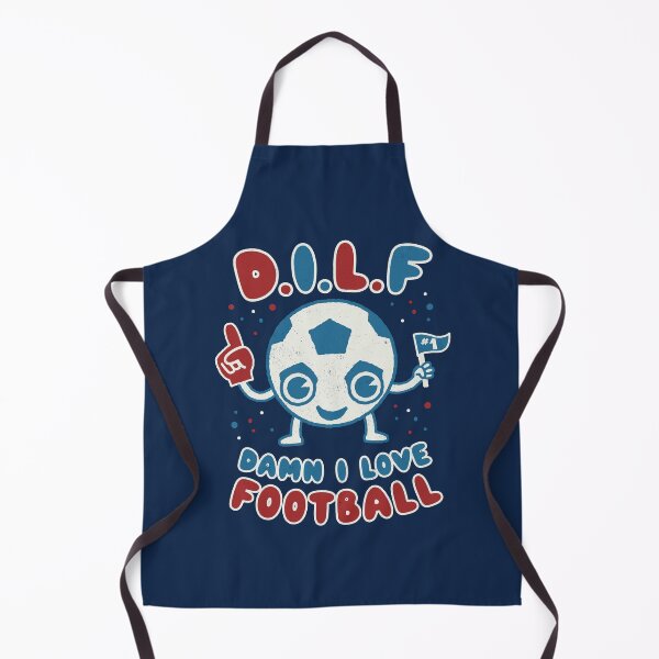 Item preview, Damn I Love Football, MILF, Footy Soccer pun dad jokes  designed and sold by WeirdPunderful.