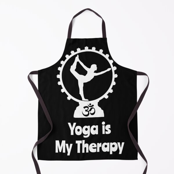 Item preview, 'Yoga is My Therapy' Yoga Quotes - Chill and Happy Collection designed and sold by Ridiculam Toga.
