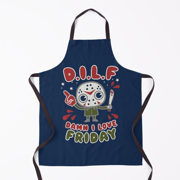 Item preview, Damn I Love Friday MILF, Horror Movie pun dad jokes designed and sold by WeirdPunderful.