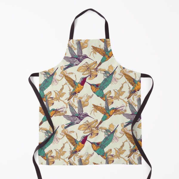 Aperçu de l'œuvre Hummingbird Seamless Vintage Colorful Pattern V1 créée et vendue par Family Journey with God.