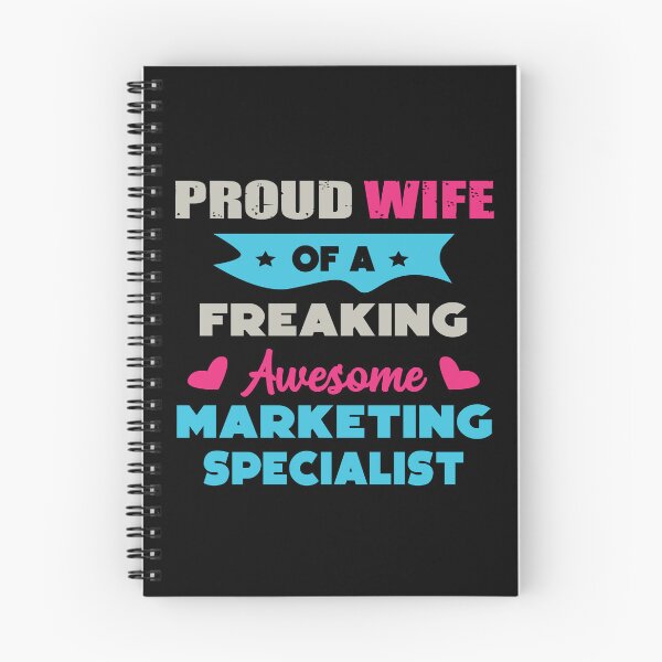 Item preview, Proud wife of a freaking awesome marketing specialist, vintage, funny marketing specialist job ,marketing specialist humor, marketing specialist joke,meme, designed and sold by SGS-.