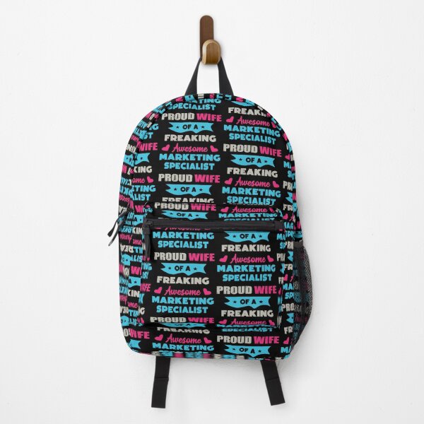 Item preview, Proud wife of a freaking awesome marketing specialist, vintage, funny marketing specialist job ,marketing specialist humor, marketing specialist joke,meme, designed and sold by SGS-.