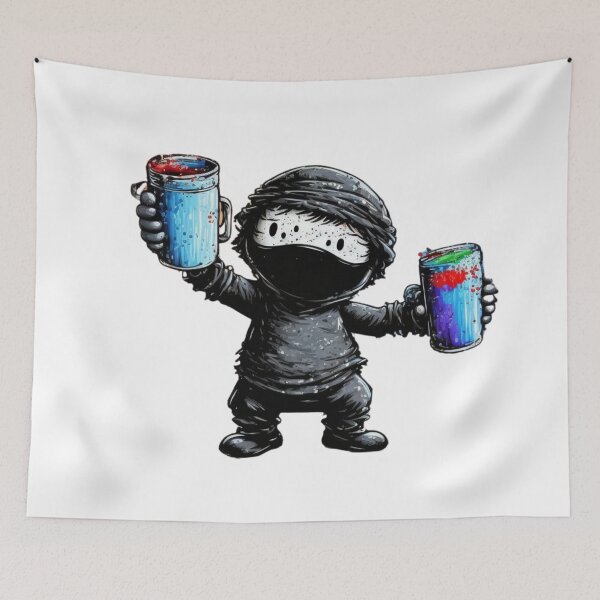 Item preview, Ninja Kids Art designed and sold by letsgetinspired.