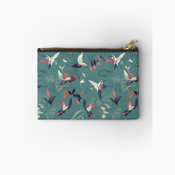 Item preview, Hummingbird Seamless Vintage Colorful Pattern V2 designed and sold by Family Journey with God.
