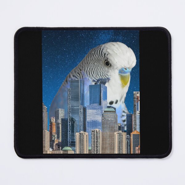 Item preview, Budgie & Skyscrapers designed and sold by CannyGoods.