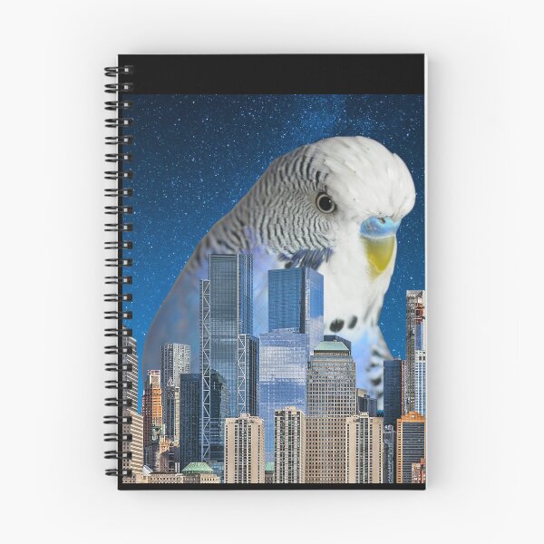 Item preview,  Budgie & Skyscrapers designed and sold by CannyGoods.