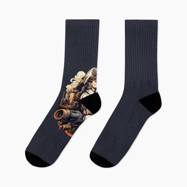 Item preview, American Traditional Sailor Jerry Girl Print Cannon designed and sold by MerikDigital.