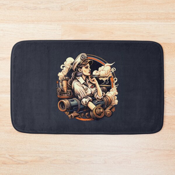 Item preview, American Traditional Sailor Jerry Girl Print Cannon designed and sold by MerikDigital.