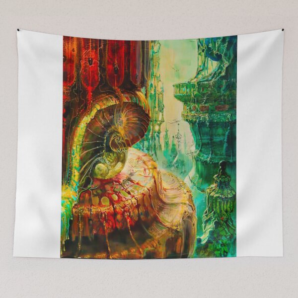 Item preview, Fantasy Undersea World 1970's Vintage Sci-Fi  Art designed and sold by NinaJG007.