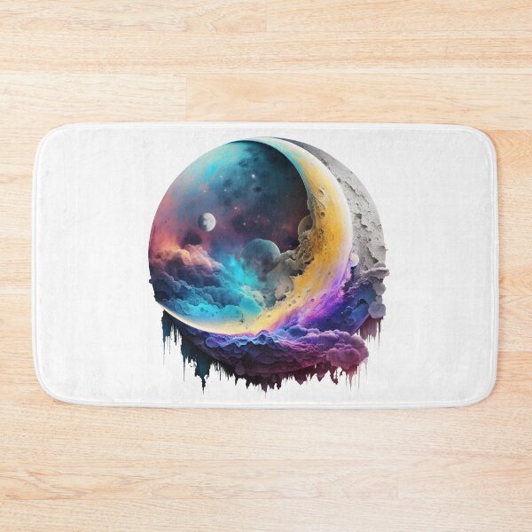 Item preview, Beautiful Colorful Cosmic Moon In The Sky designed and sold by ekachar.