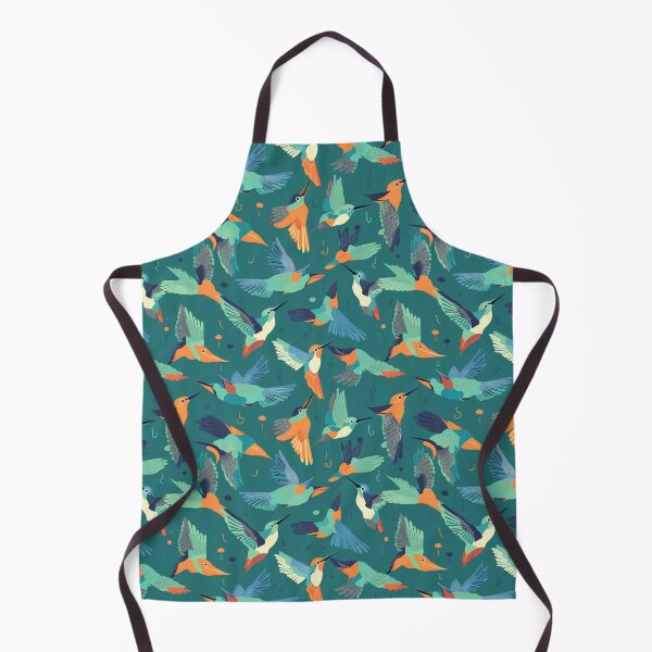 Aperçu de l'œuvre Hummingbird Seamless Vintage Colorful Pattern V4 créée et vendue par Family Journey with God.