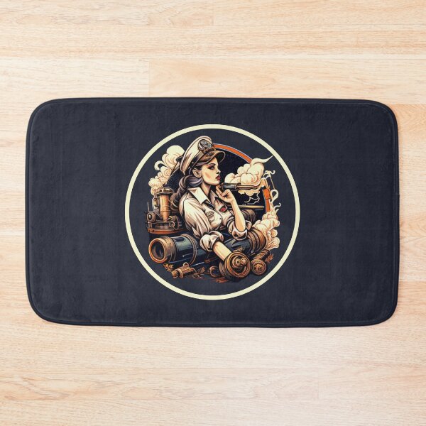 Item preview, American Traditional Sailor Jerry Girl Circle Print designed and sold by MerikDigital.