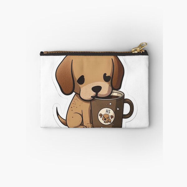 Item preview, Cute Puppy Coffee Mug Sticker designed and sold by Media-DK.