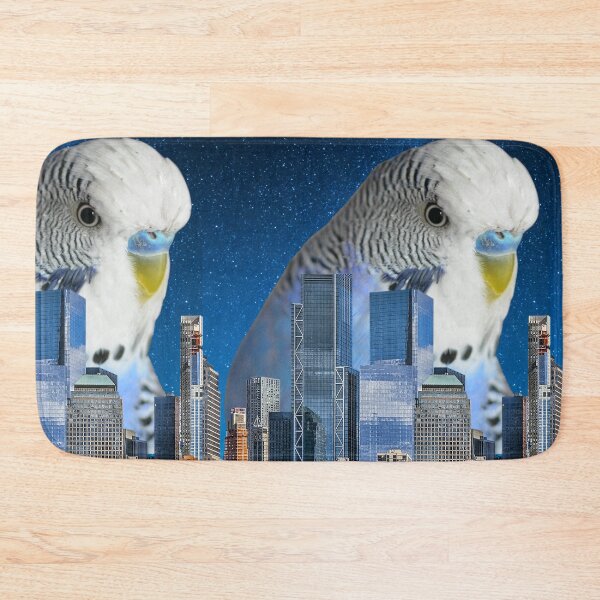 Item preview,  Budgie & Skyscrapers designed and sold by CannyGoods.