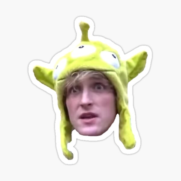 Logan Paul Suicide Stickers Redbubble - logan paul goes to suicide forest animated in roblox youtube