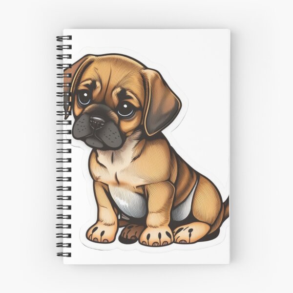 Item preview, Cute Puppy Dog Puggle designed and sold by Media-DK.