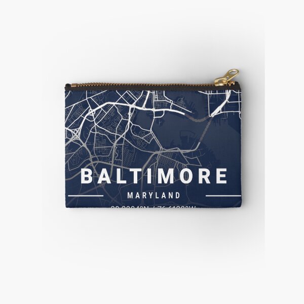 Item preview, Blueprint style map of  Baltimore  designed and sold by More than Myriad.