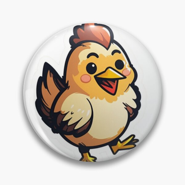 Item preview, Cute Chicken Sticker designed and sold by Media-DK.
