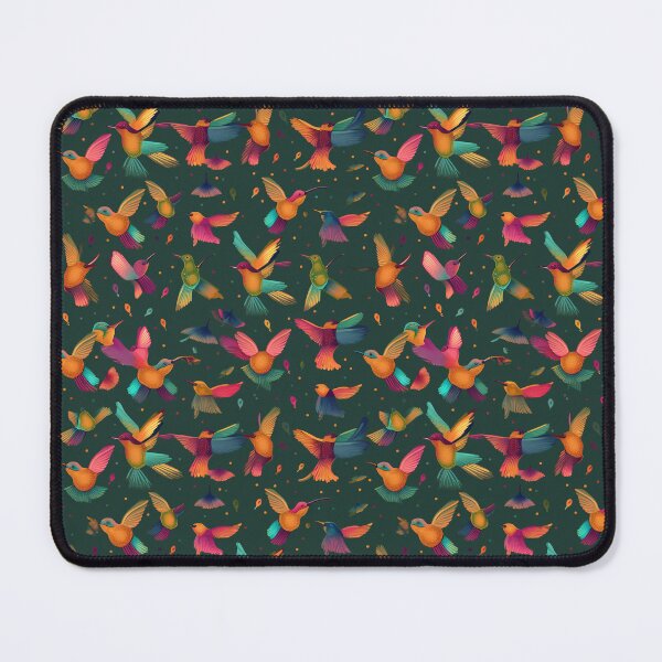 Item preview, Hummingbird Seamless Vintage Colorful Pattern V5 designed and sold by Family Journey with God.