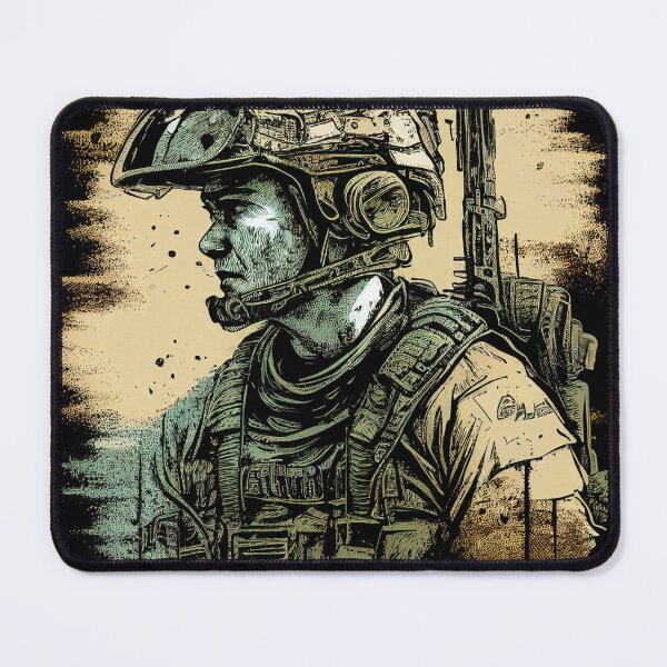 Item preview, Soldier Trooper print designed and sold by IuriiVlasenko.