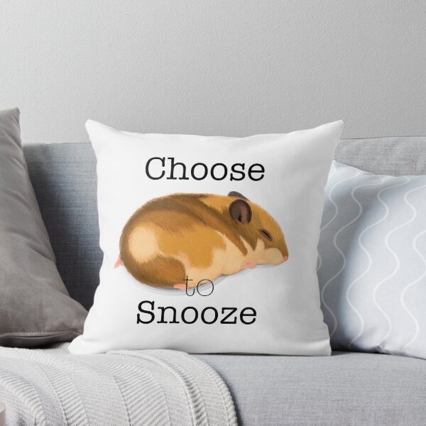 Item preview, Choose to Snooze Hamster designed and sold by ElvinaB.