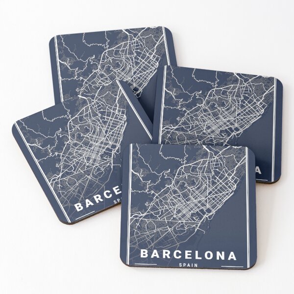 Item preview, Blueprint City Map of Barcelona designed and sold by More than Myriad.