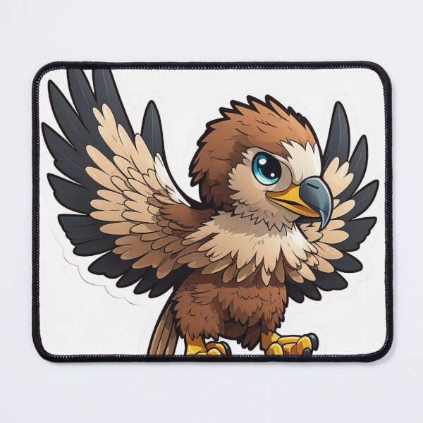 Item preview, Cute Baby Eagle Sticker designed and sold by Media-DK.