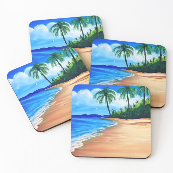 Item preview, Retro summer beach scene designed and sold by craftybluebells.