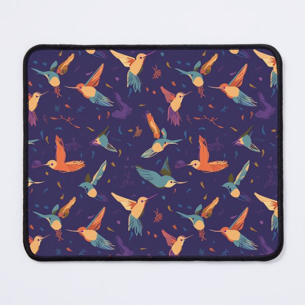 Item preview, Hummingbird Seamless Vintage Colorful Pattern V6 designed and sold by Family Journey with God.