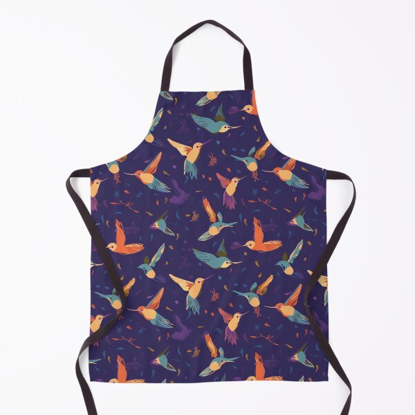 Aperçu de l'œuvre Hummingbird Seamless Vintage Colorful Pattern V6 créée et vendue par Family Journey with God.