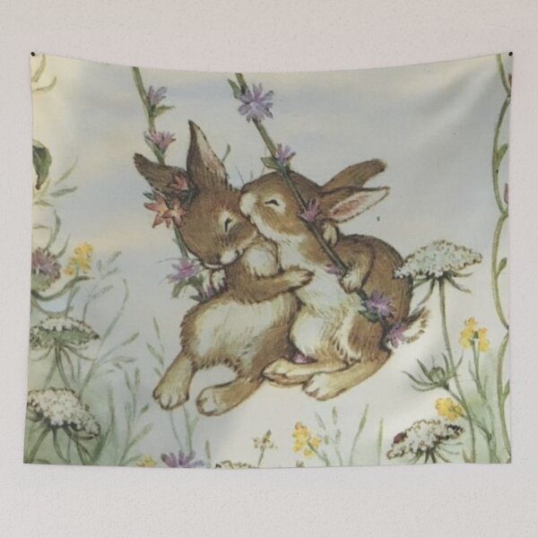 Item preview, Bunnies On A Swing designed and sold by iamdesigns14.