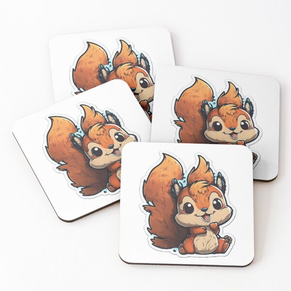 Item preview, Cutest Baby Squirrel Sticker designed and sold by Media-DK.