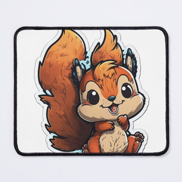 Item preview, Cutest Baby Squirrel Sticker designed and sold by Media-DK.
