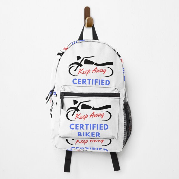 Item preview, Riding with Pride: Certified Biker t-shirt, Keep Away, funny t-shirt designed and sold by MegaLife.